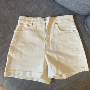 NWOT Madewell Curvy High Rise Denim Shorts